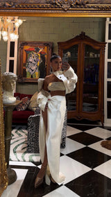 Nina Tulum Long Skirt Ivory