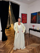 Gaia Dress in Sorbet Yellow