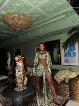 Bella Sweetheart Top Amalfi Print