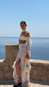 Bella Lace Skirt Ivory