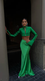 Florentina Skirt Peacock Green