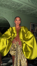 La Coda Jacket Lime Green