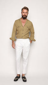 Massimo Safari Shirt Jacket Camel