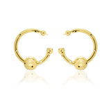 Paula Mendoza Medium Bubble Tube Hoops