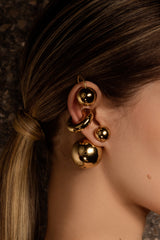 Paula Mendoza Big Sphere Earrings