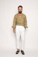 Massimo Safari Shirt Jacket Camel