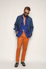 Safari Jacket Denim Cotton Stretch