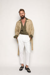 Massimo Safari Shirt Jacket Olive Green