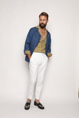 Safari Jacket Denim Cotton Stretch