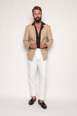 Massimo Safari Shirt Jacket Dark brown