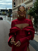 Nina Corset Royal Red