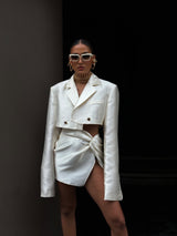 Femme Fatale Box Uomo Jacket Ivory