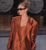 JG Jacket Dress Rich Brown