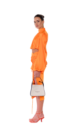 Palermo High Neck Blouse Orange