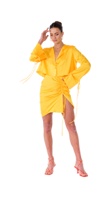 Palermo French Cuff Blouse Mandarine Yellow