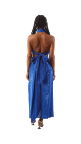 Exclusive Wrap Top Blue