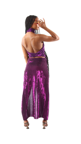 Exclusive Wrap Top Purple