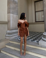 Nina Corset Rich Brown