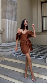 Nina Corset Rich Brown