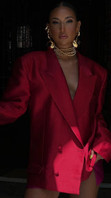 JG Jacket Dress Royal Red