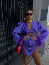 Tulum Mini Skirt Violet