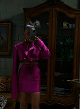 Femme Fatale Box Uomo Jacket Pink Fuchsia