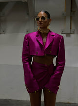 Femme Fatale Box Uomo Jacket Pink Fuchsia