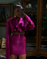 Femme Fatale Box Uomo Jacket Pink Fuchsia