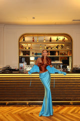 Florentina Skirt Sky Blue