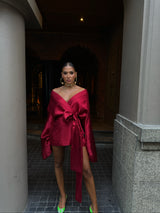 Rio Nina Robe Short Royal Red