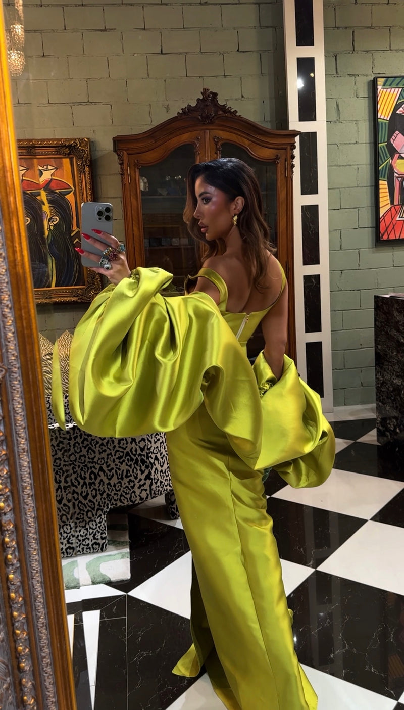 La Luna Mermaid Skirt Lime Green