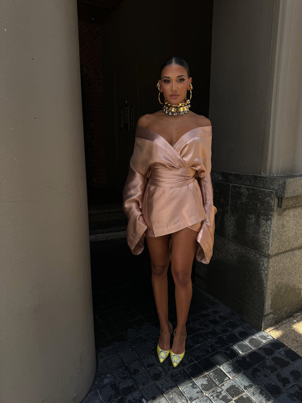 Rio Nina Robe Short Rose Gold