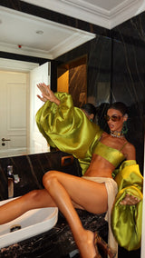 Bandita Top Lime Green