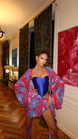 Malia Blouse Baroque Print