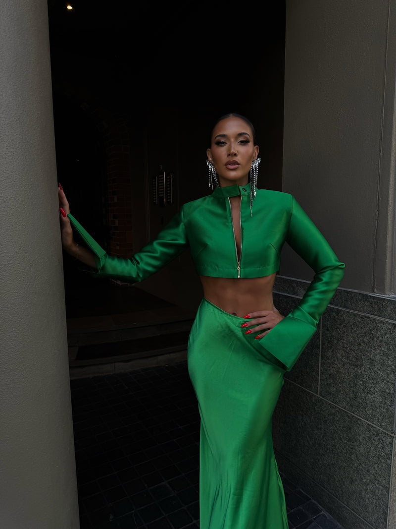 Florentina Skirt Peacock Green