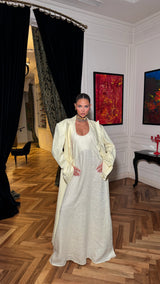 Massimo Coat Long Sorbet Yellow