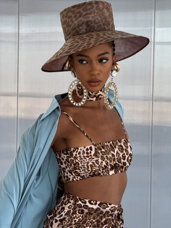 Bandita Top Brown Leopard