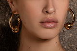 Paula Mendoza Medium Bubble Tube Hoops