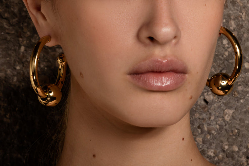 Paula Mendoza Medium Bubble Tube Hoops