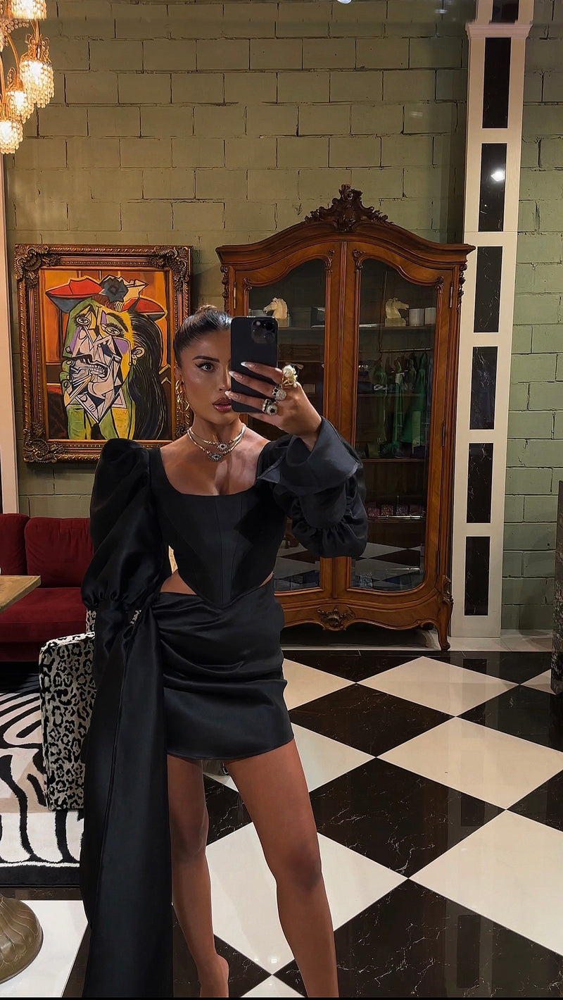 Metisa Skirt Black