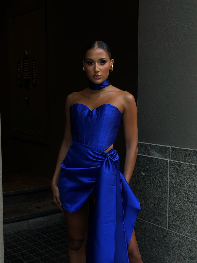 Metisa Skirt Cobalt Blue