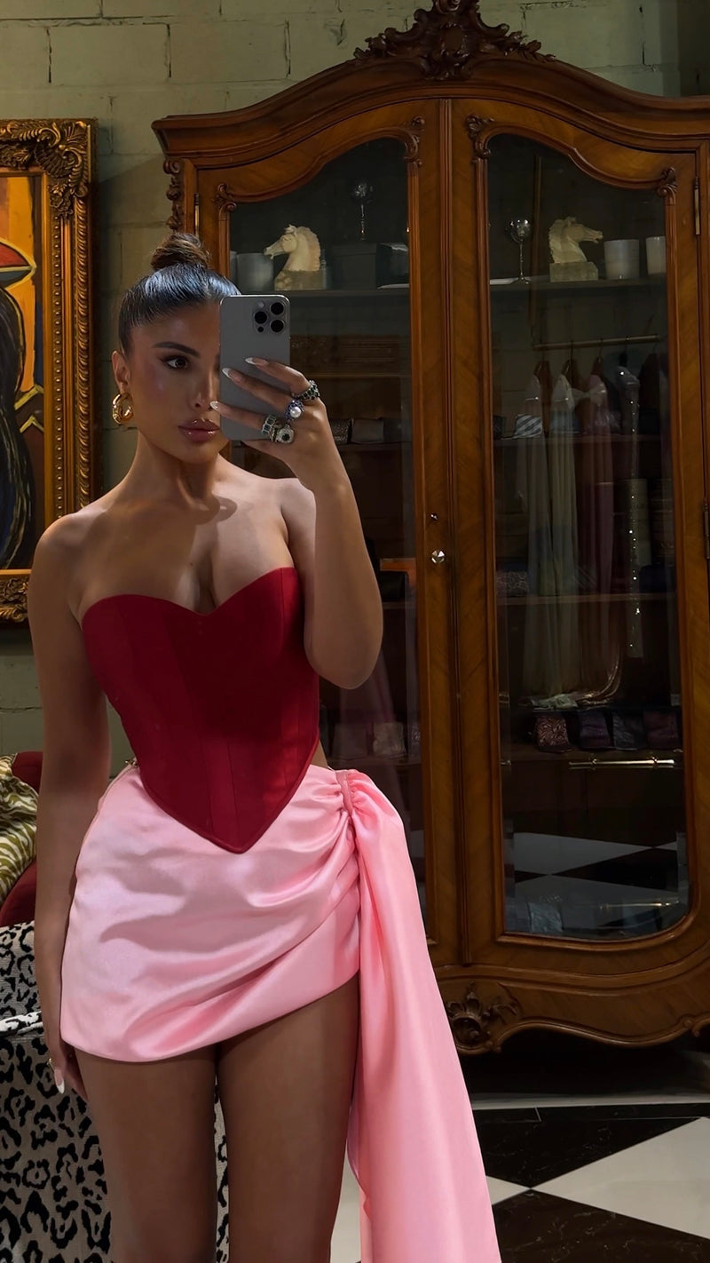 Femme Fatale Corset Royal Red