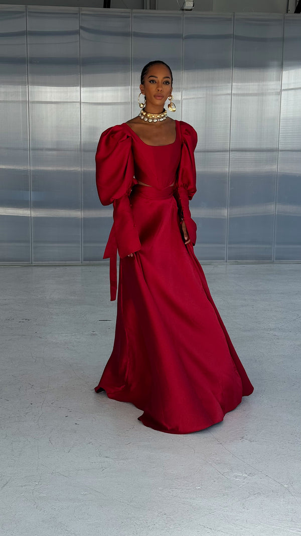 Natasha Corset Royal Red