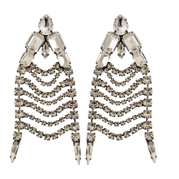 House of Emmanuele Muse Dynasty Kaskadia Crystal Earrings