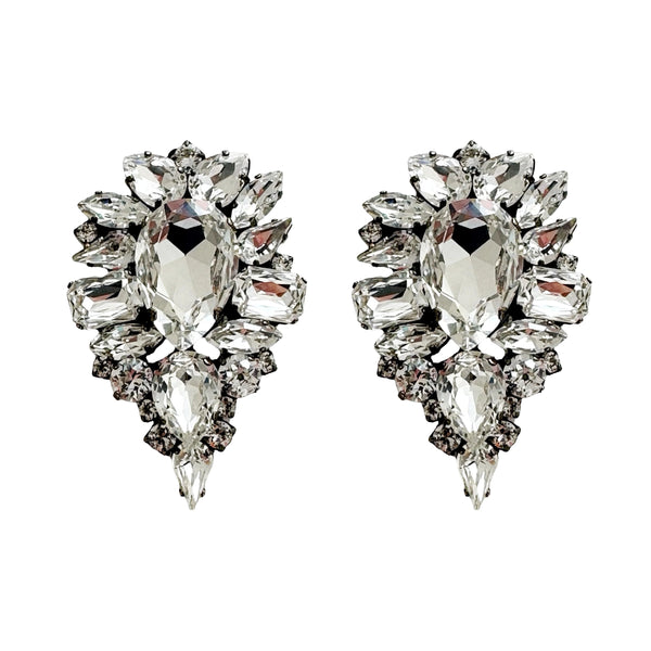 House of Emmanuele Tribalism Nilo Crystal Stud Earrings