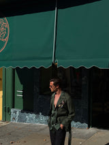 Safari Jacket Forrest Green Linen