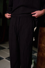 NVH Drawstring Trousers Black