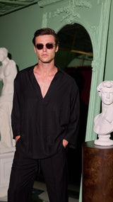 NVH Drawstring Trousers Black