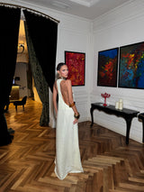 Gaia Dress in Sorbet Yellow