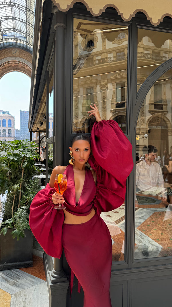 La Coda Jacket Ruby Red